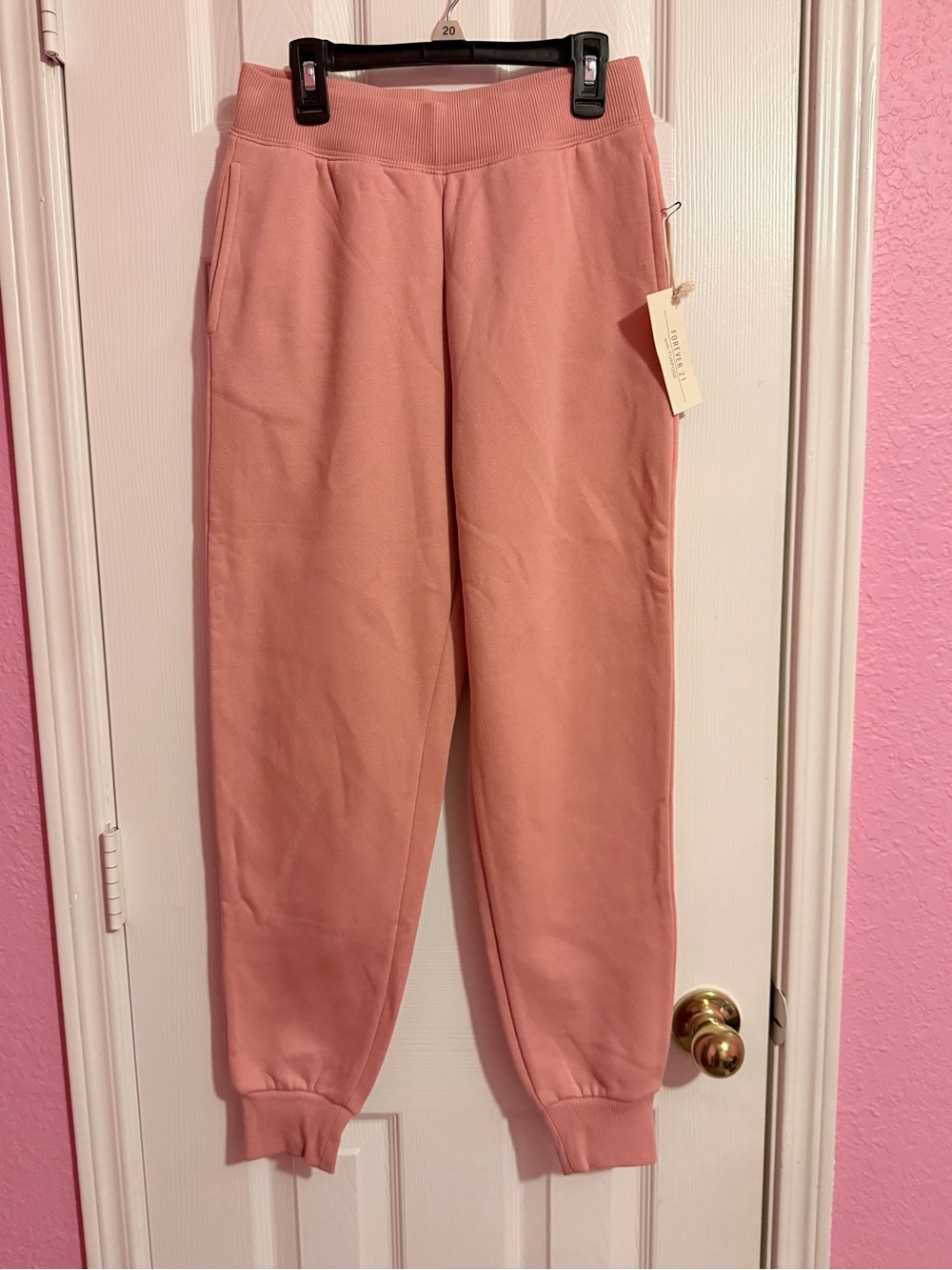 Forever 21 Kids Rose Dusty Pink Pull-On Jogger Pants